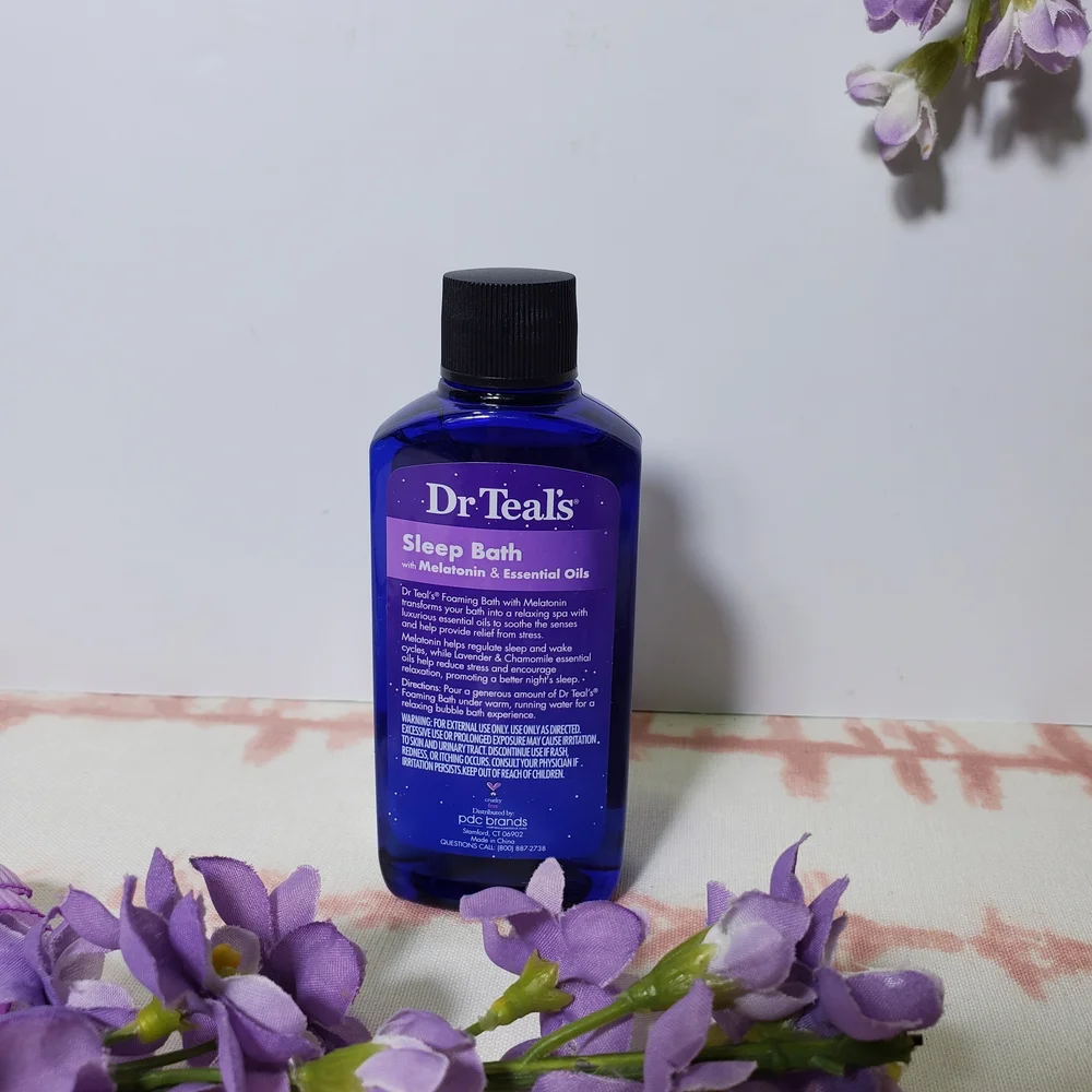 Dr Teals Sleep Soak Lavender Melatonin Skincare Lotion Yardley Bath Bar 4pc Set